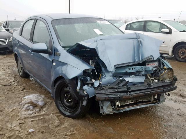 KL1TD56607B073837 - 2007 CHEVROLET AVEO BASE ლურჯი ფოტო 1