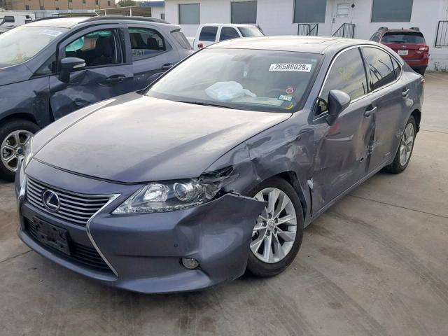 JTHBW1GG0D2006924 - 2013 LEXUS ES 300H BLUE photo 2