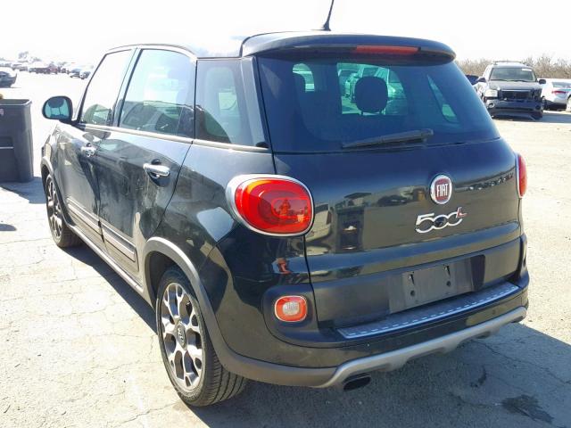 ZFBCFADH8EZ005793 - 2014 FIAT 500L TREKK BLACK photo 3