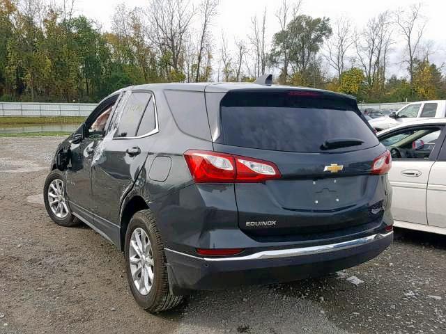 3GNAXJEV4JS615954 - 2018 CHEVROLET EQUINOX LT GRAY photo 3