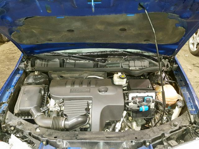 1G8AJ52F05Z165821 - 2005 SATURN ION LEVEL BLUE photo 7