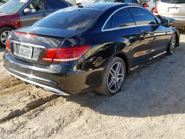 WDDKJ6FB9GF327897 - 2016 MERCEDES-BENZ E 400 BLACK photo 4