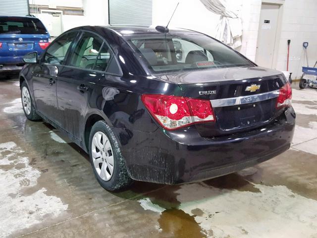 1G1PA5SG3F7117812 - 2015 CHEVROLET CRUZE LS BLACK photo 3