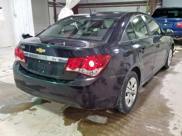 1G1PA5SG3F7117812 - 2015 CHEVROLET CRUZE LS BLACK photo 4