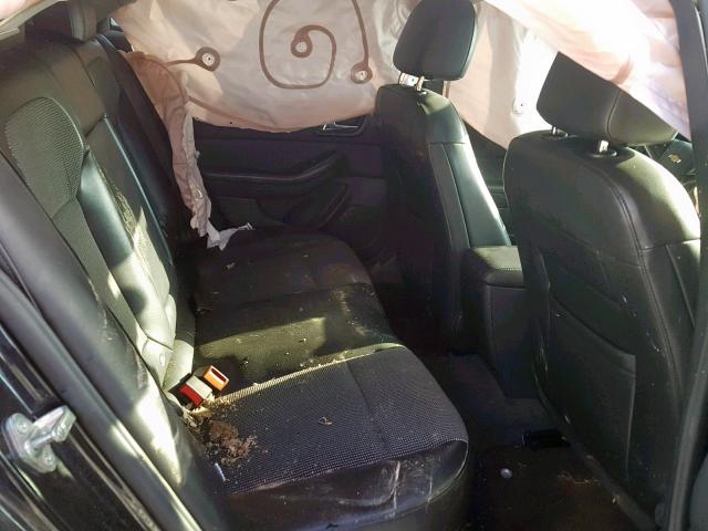 1G11C5SL9EF269384 - 2014 CHEVROLET MALIBU 1LT BLACK photo 6