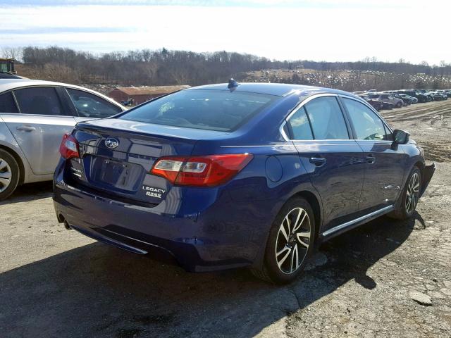 4S3BNAR62H3046219 - 2017 SUBARU LEGACY SPO BLUE photo 4