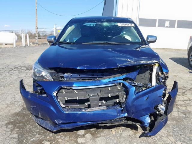 4S3BNAR62H3046219 - 2017 SUBARU LEGACY SPO BLUE photo 9