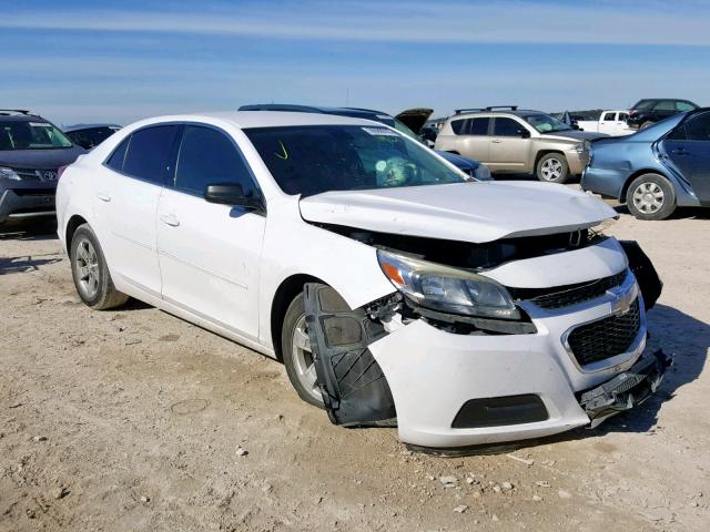 1G11B5SL2EF119667 - 2014 CHEVROLET MALIBU LS WHITE photo 1
