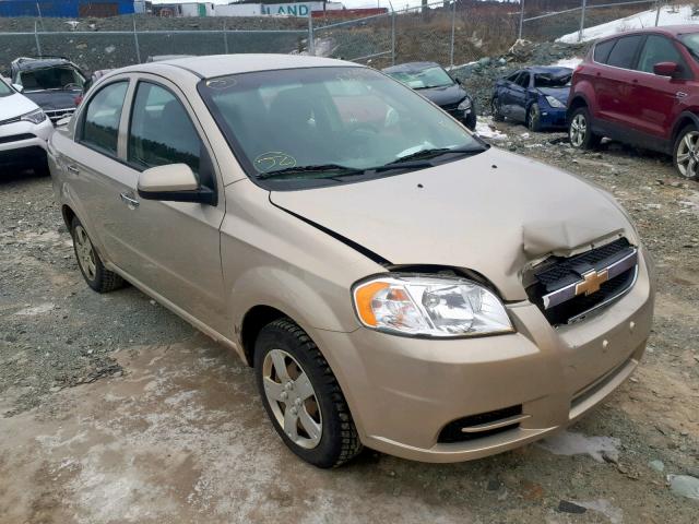 3G1TB5DG6BL148079 - 2011 CHEVROLET AVEO LS BEIGE photo 1