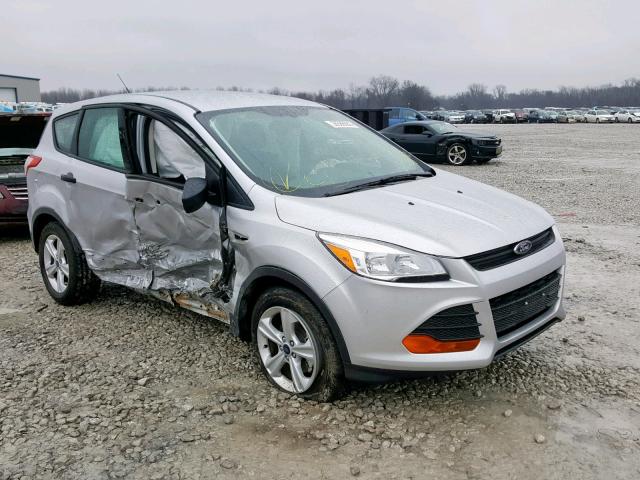 1FMCU0F78EUD65642 - 2014 FORD ESCAPE S SILVER photo 1