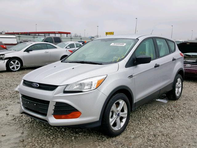 1FMCU0F78EUD65642 - 2014 FORD ESCAPE S SILVER photo 2