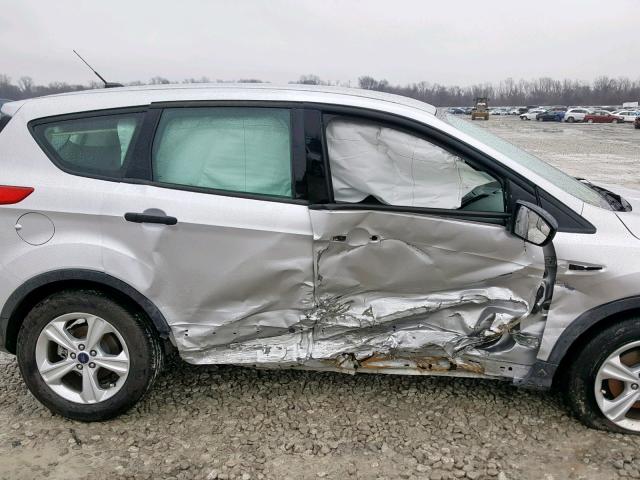 1FMCU0F78EUD65642 - 2014 FORD ESCAPE S SILVER photo 9