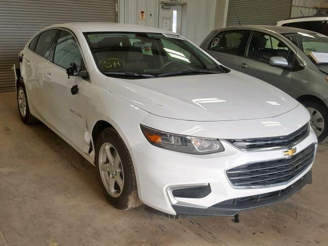 1G1ZB5ST9JF257526 - 2018 CHEVROLET MALIBU LS WHITE photo 1