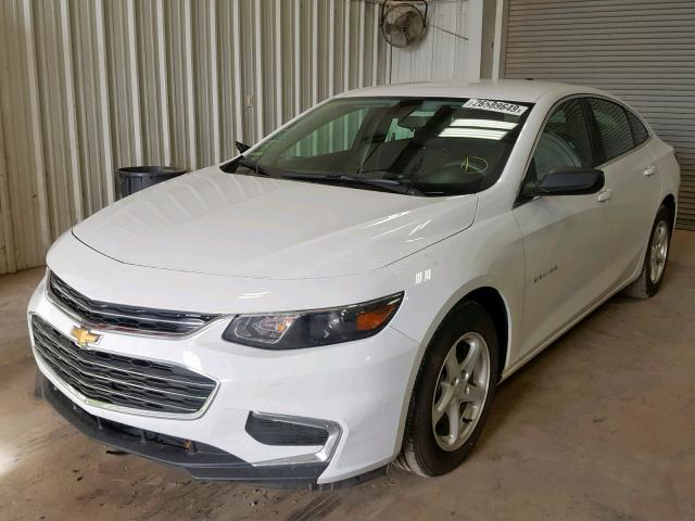 1G1ZB5ST9JF257526 - 2018 CHEVROLET MALIBU LS WHITE photo 2