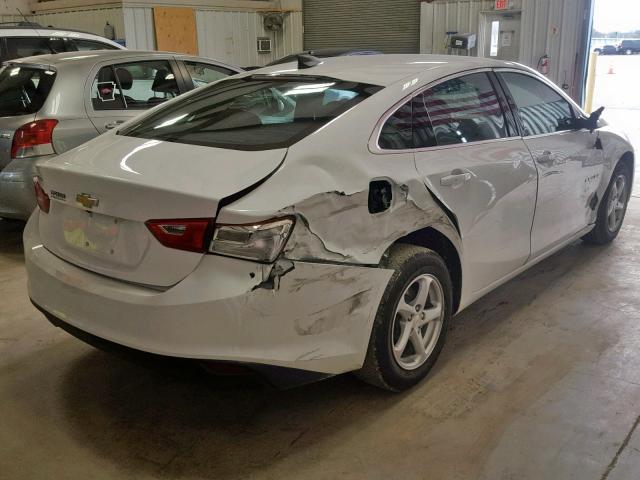 1G1ZB5ST9JF257526 - 2018 CHEVROLET MALIBU LS WHITE photo 4