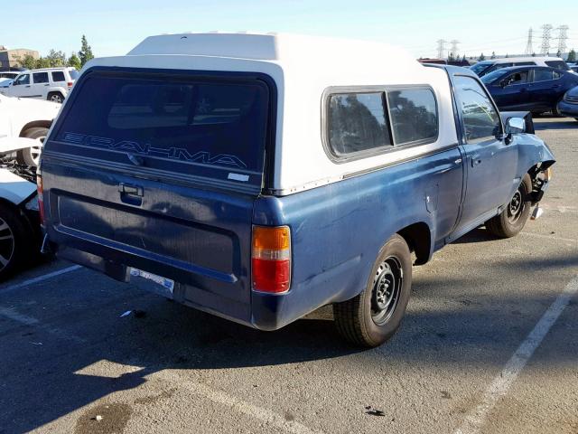 JT4RN81A7S5205500 - 1995 TOYOTA PICKUP 1/2 BLUE photo 4