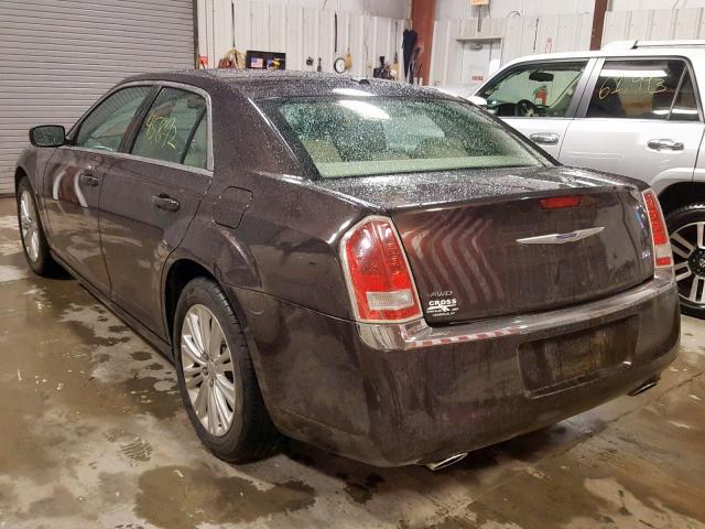 2C3CCARG3DH575192 - 2013 CHRYSLER 300 BROWN photo 3