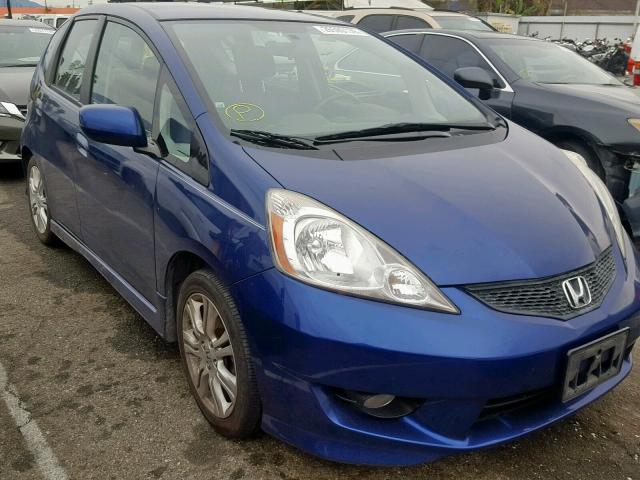 JHMGE8H44AS010119 - 2010 HONDA FIT SPORT BLUE photo 1