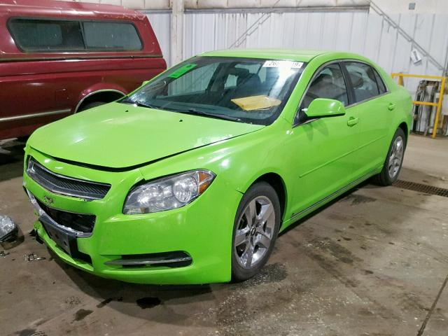 1G1ZH57B09F156272 - 2009 CHEVROLET MALIBU 1LT მწვანე ფოტო 2