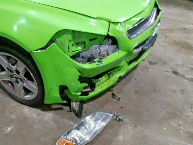 1G1ZH57B09F156272 - 2009 CHEVROLET MALIBU 1LT მწვანე ფოტო 9