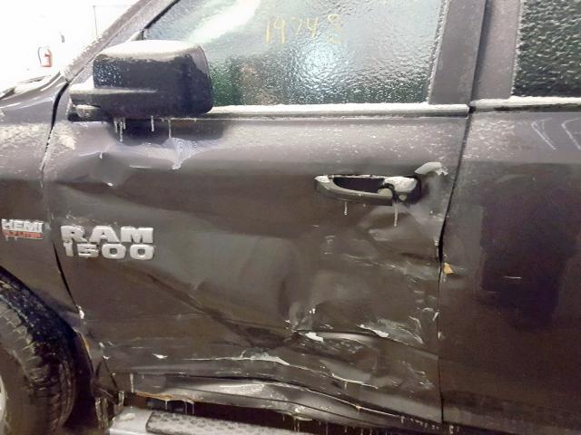 1C6RR7FT4HS789509 - 2017 RAM 1500 ST GRAY photo 10