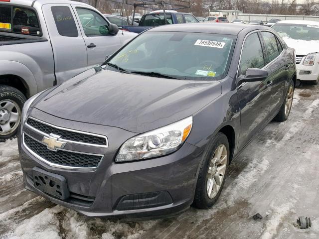1G11D5RR4DF101707 - 2013 CHEVROLET MALIBU 1LT GRAY photo 2