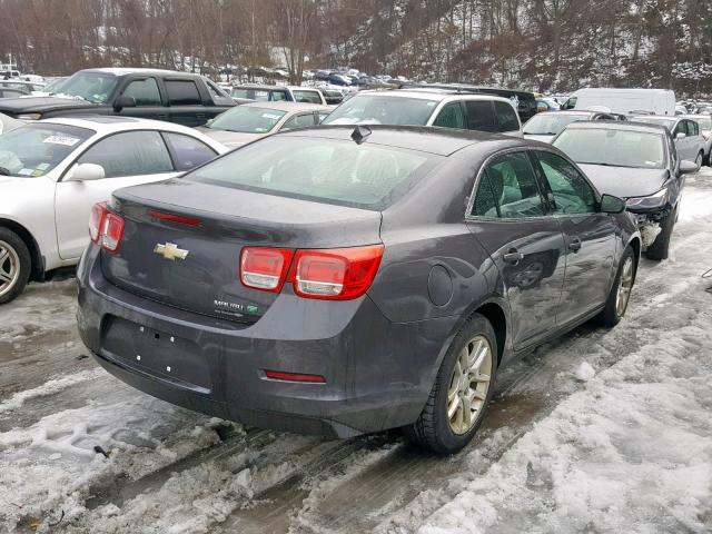 1G11D5RR4DF101707 - 2013 CHEVROLET MALIBU 1LT GRAY photo 4