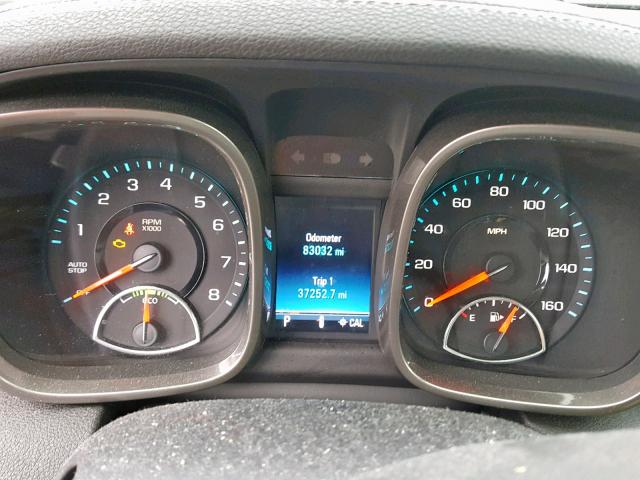 1G11D5RR4DF101707 - 2013 CHEVROLET MALIBU 1LT GRAY photo 8