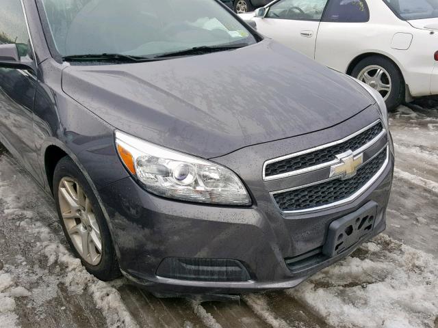 1G11D5RR4DF101707 - 2013 CHEVROLET MALIBU 1LT GRAY photo 9