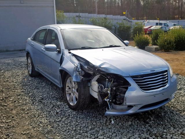 1C3CCBAB7DN670738 - 2013 CHRYSLER 200 LX BLUE photo 1