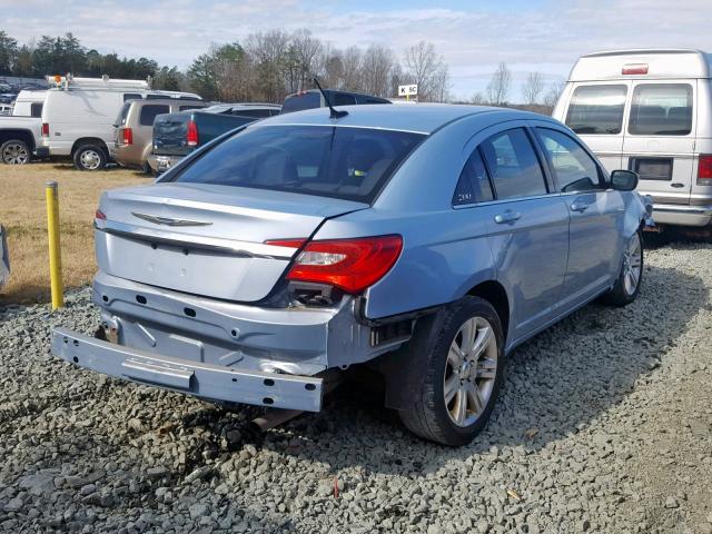 1C3CCBAB7DN670738 - 2013 CHRYSLER 200 LX BLUE photo 4