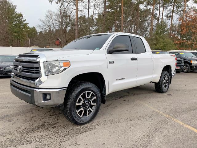 5TFUY5F12EX343432 - 2014 TOYOTA TUNDRA DOU WHITE photo 1