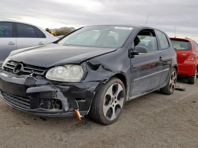 WVWBS71K57W272675 - 2007 VOLKSWAGEN RABBIT BLACK photo 2