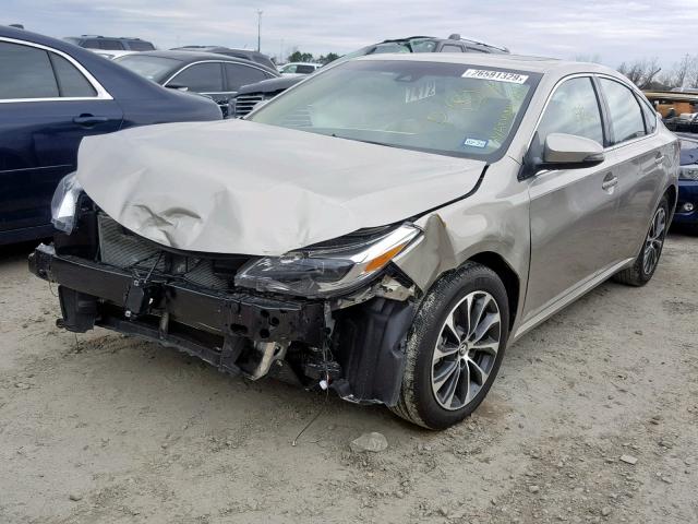4T1BK1EB1HU253153 - 2017 TOYOTA AVALON XLE GOLD photo 2