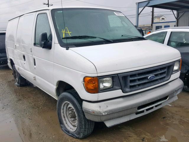 1FTNE14W17DA64725 - 2007 FORD ECONOLINE WHITE photo 1