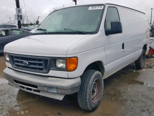 1FTNE14W17DA64725 - 2007 FORD ECONOLINE WHITE photo 2