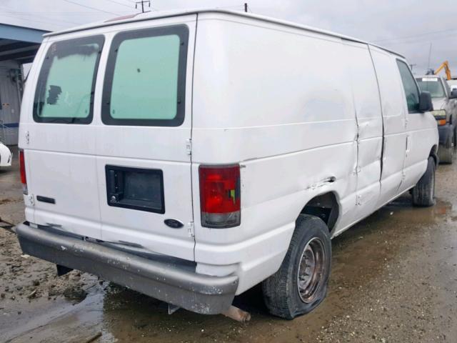 1FTNE14W17DA64725 - 2007 FORD ECONOLINE WHITE photo 4