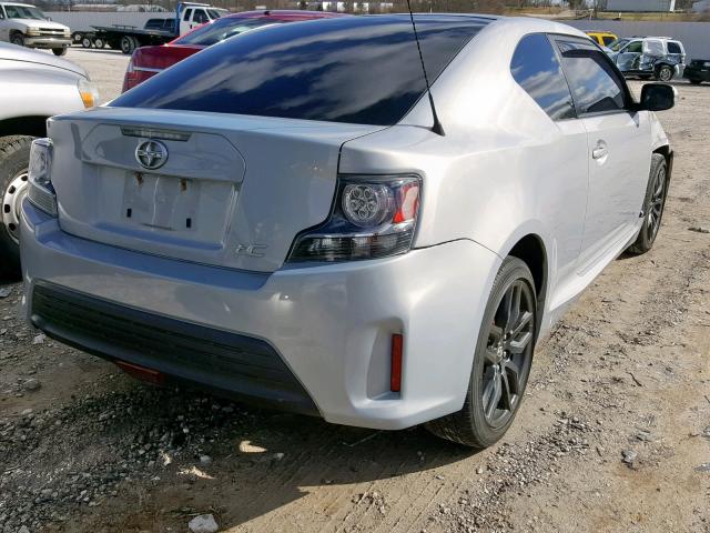 JTKJF5C73E3076545 - 2014 TOYOTA SCION TC ვერცხლისფერი ფოტო 4
