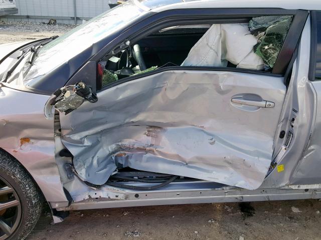 JTKJF5C73E3076545 - 2014 TOYOTA SCION TC ვერცხლისფერი ფოტო 9