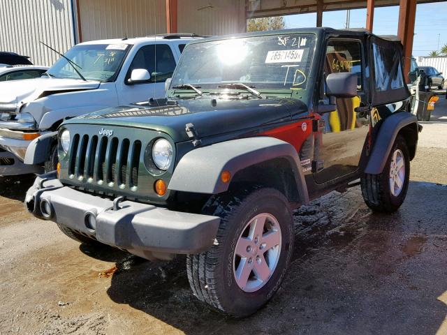 1J4AA2D10BL566431 - 2011 JEEP WRANGLER S BLACK photo 2