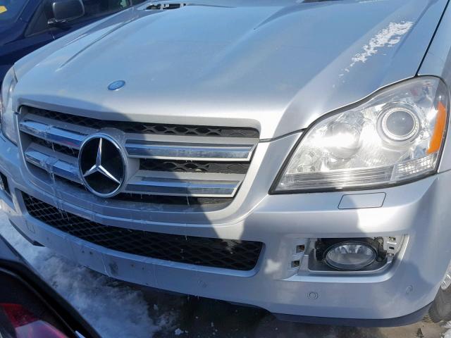 4JGBF22E68A428135 - 2008 MERCEDES-BENZ GL 320 CDI SILVER photo 9