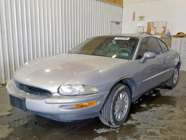 1G4GD2214W4700864 - 1998 BUICK RIVIERA SILVER photo 2