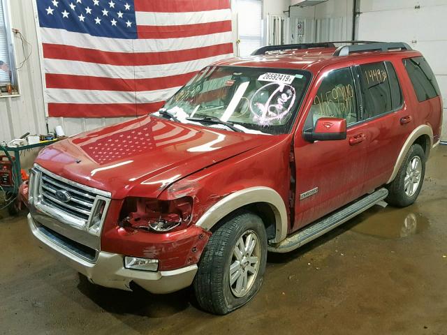 1FMEU74E18UA84743 - 2008 FORD EXPLORER E RED photo 2