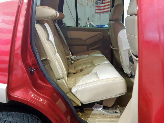 1FMEU74E18UA84743 - 2008 FORD EXPLORER E RED photo 6