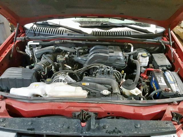 1FMEU74E18UA84743 - 2008 FORD EXPLORER E RED photo 7