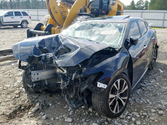 1N4AA6AP8JC375477 - 2018 NISSAN MAXIMA 3.5 BLACK photo 2