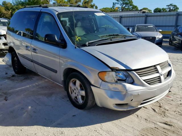 1D4GP45R65B369016 - 2005 DODGE CARAVAN SX SILVER photo 1