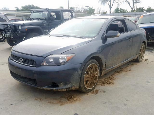 JTKDE177170200450 - 2007 TOYOTA SCION BLUE photo 2