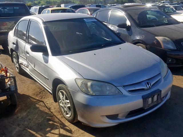 2HGES15164H512520 - 2004 HONDA CIVIC DX SILVER photo 1