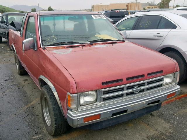 1N6SD16S3MC352941 - 1991 NISSAN TRUCK KING BURGUNDY photo 1